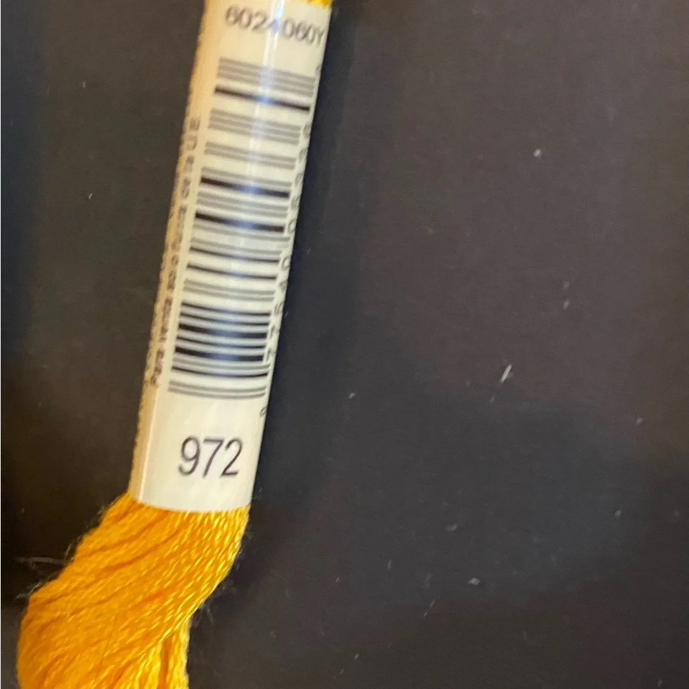 DMC Embroidery Floss Skeins in Yellow, Blue,  New